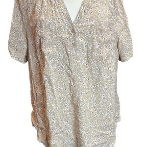 Harper Challis short sleeve blouse